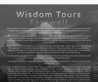 Wisdomtours.com(Wisdom Tours Farewell) Screenshot