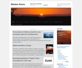 Wisdomvoices.com(Wisdom Voices) Screenshot