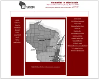 Wisdomwi.org(WISDOM Wisconsin) Screenshot