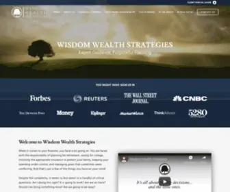 Wisdomws.com(Wisdom Wealth Strategies) Screenshot