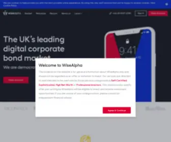 Wisealpha.com(Corporate Bond Investing) Screenshot