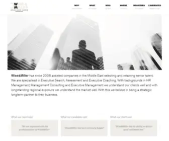 Wiseandmiller.com(Executive Search I Coaching) Screenshot