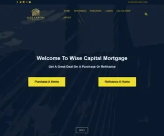 Wisecapitalmortgage.com(Wise Capital Mortgage) Screenshot