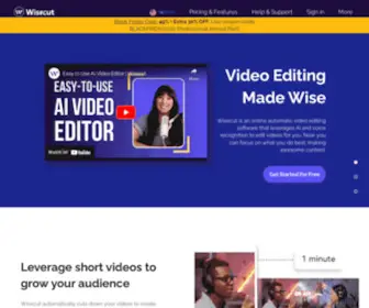 Wisecut.video(AI Video Editor) Screenshot