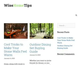 Wisehometips.com(Wise Home Tips) Screenshot