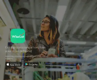Wiselist.app(Compares grocery prices) Screenshot