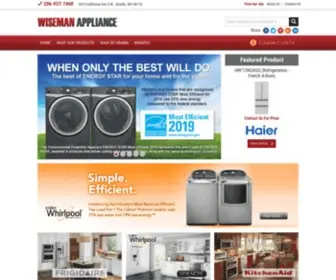 Wisemanappliance.com(Wiseman Appliance) Screenshot