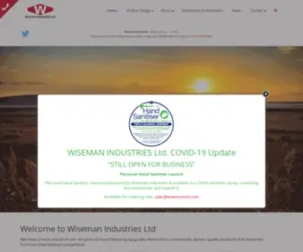 Wisemanind.com(Chemical Products for the Trade Industry) Screenshot