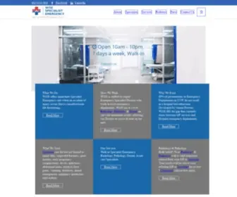 Wisemedical.com.au(WiSE Specialist Emergency Clinic) Screenshot