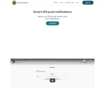 Wisenotifications.com(Web Push notifications & messages for iPhone) Screenshot