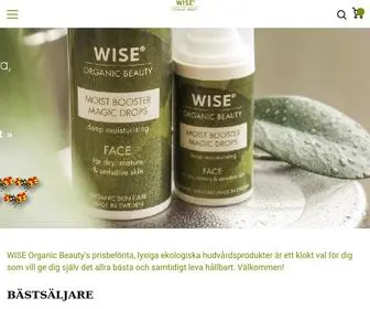 Wiseorganic.se(Hudvård) Screenshot