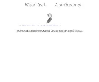 Wiseowlapothecary.com(Wise Owl Apothecary) Screenshot