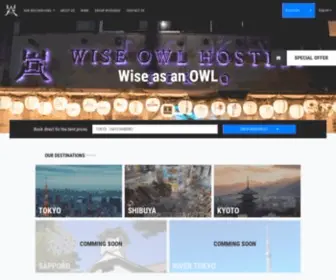 Wiseowlhostels.com(WISE OWL HOSTELS) Screenshot