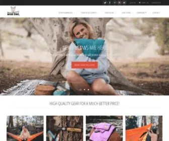 Wiseowloutfitters.com(Camping hammocks) Screenshot