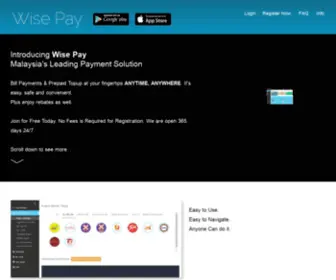 Wisepay.com.my(Wise Pay Sdn Bhd) Screenshot