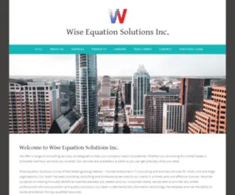 Wiseq.net(Wise Equation Solutions) Screenshot