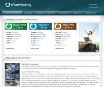 WiserDomains.co.uk(Web Hosting UK Reliable PHP MySQL LAMP Provider POP3 IMAP cPanel SSL) Screenshot