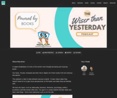 Wiserpod.com(Wiser Than Yesterday) Screenshot