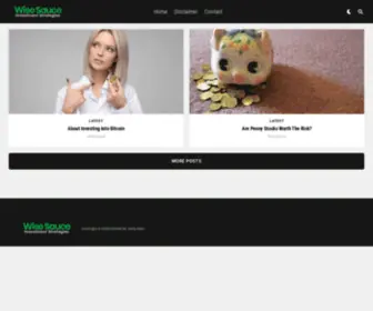 Wisesauce.com(Wise Sauce) Screenshot