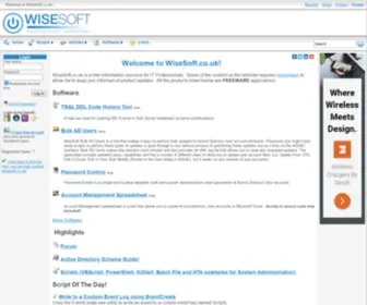 Wisesoft.co.uk(Active directory) Screenshot