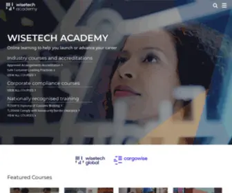 Wisetechacademy.com(Global Supply Chain Industry Courses) Screenshot