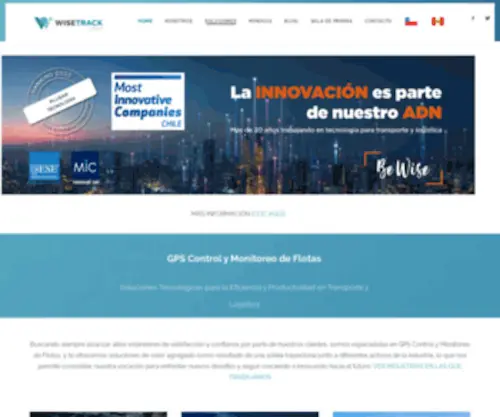 Wisetrack.cl(GPS Control y Monitoreo de Flotas) Screenshot