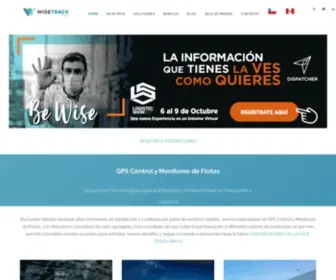 Wisetrackcorp.com(GPS Control y Monitoreo de Flotas) Screenshot