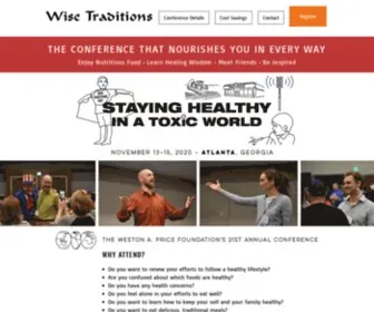 Wisetraditions.org(2024 Wise Traditions Conference) Screenshot