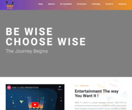 Wisetv.co.in(Wise TV) Screenshot