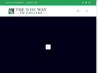 Wiseway2College.com(One of the most important financial and career decisions a person will make in their life) Screenshot