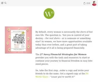 Wisewealthywomen.com(Wise Wealthy Women) Screenshot