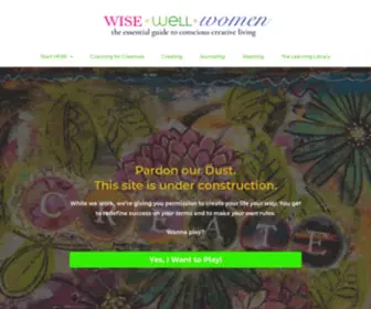 Wisewellwomen.com(The Wise Well Woman's Way) Screenshot