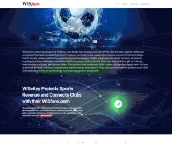 Wisfans.com(WISeKey) Screenshot