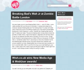 Wish.co.uk(The Blog) Screenshot
