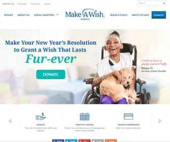 Wish.org(Wish America) Screenshot