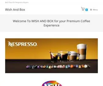Wishandbox.com(Best Place for Coffee Lovers) Screenshot