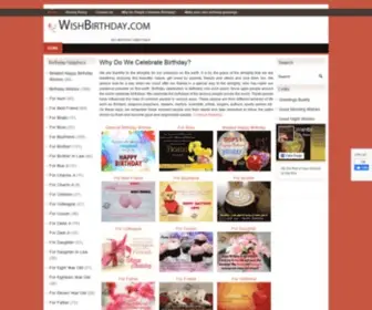 Wishbirthday.com(Birthday Wishes) Screenshot