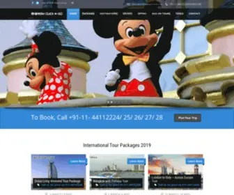 Wishclickngo.com(Luxury World Tours) Screenshot