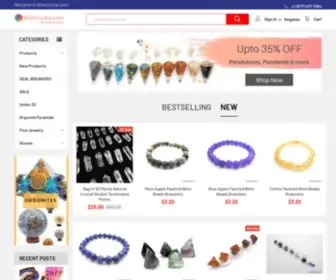 Wishcrystal.com(Wholesale New Age Crystal Supplier) Screenshot