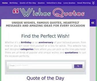 Wishesquotes.com(Unique Wishes) Screenshot