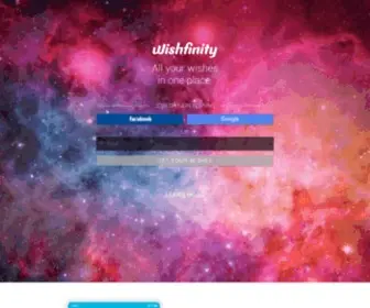 Wishfinity.com(Wishfinity) Screenshot