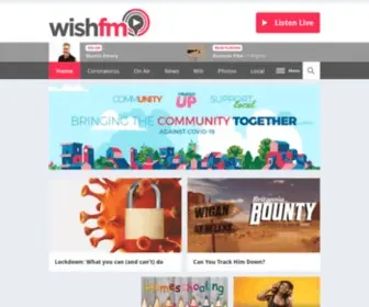 Wishfm.net(Listen live to your favourite music and presenters at Greatest Hits Radio (Wigan & St Helens)) Screenshot