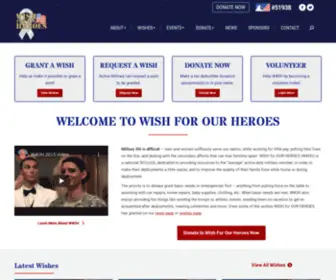 Wishforourheroes.org(Wishforourheroes) Screenshot