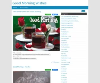 Wishgoodmorning.org(Good Morning Wishes) Screenshot