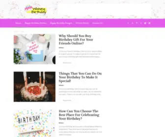 Wishingbirthday.com(Happy Birthday Wishes) Screenshot