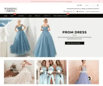 Wishingdress.com(Wedding, Bridesmaid & Prom Dresses) Screenshot