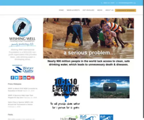 Wishingwellintl.org(Wishing Well International Foundation is a 501(c)(3)) Screenshot