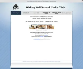 Wishingwellnaturalhealthclinic.co.uk(Wishing Well Natural Health Clinic) Screenshot