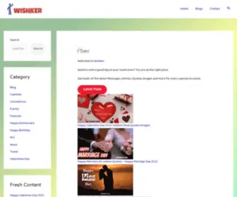 Wishker.com(Home) Screenshot