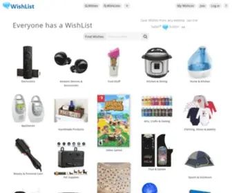 Wishlist.com(Collect & share WishLists of what you like from any Website) Screenshot
